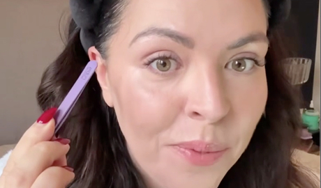 Winter Augenbrauenpflege