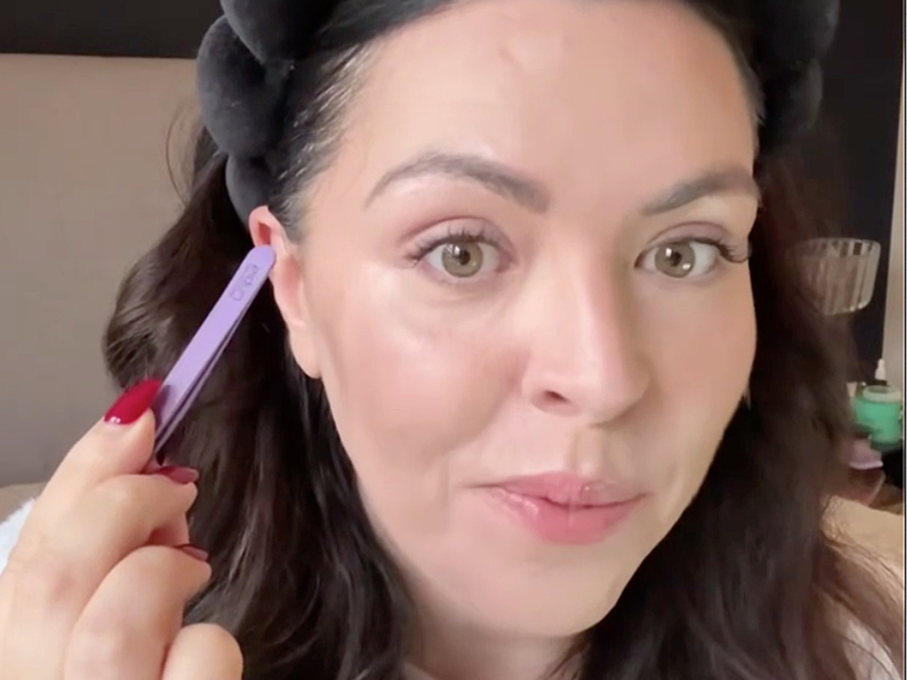 Winter Augenbrauenpflege